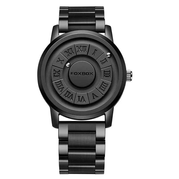 LIGE Luxury Watch Men Creative Scrolling Pointer Magnetic Force Sport Watches Men Quartz Chronograph Man Clock Relogio Masculino - Obarlay