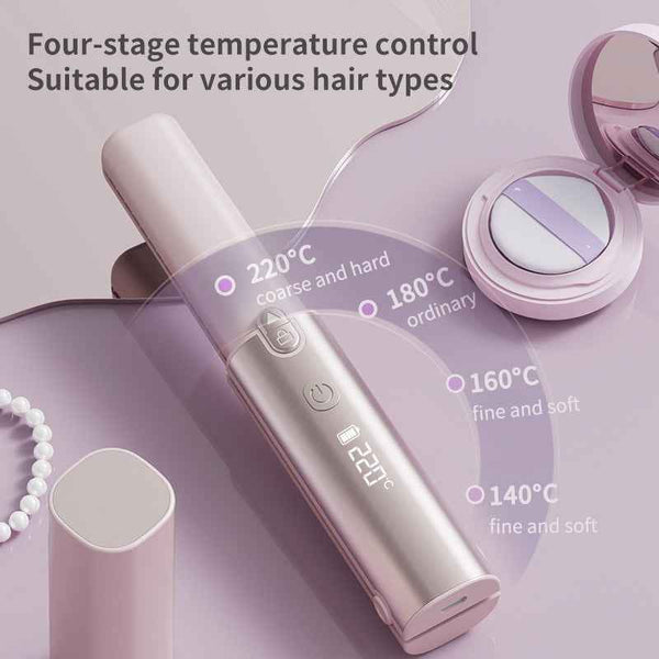 New Charging Hair Straightener, Portable Hair Care, Non-harming Hair Styling Comb, Home Hair Straightener - Obarlay