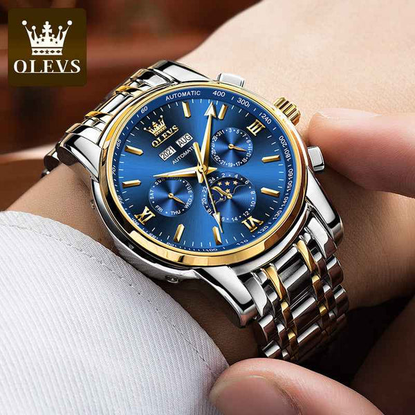 Fully Automatic Watch Multi-functional Waterproof Men Watch - Obarlay
